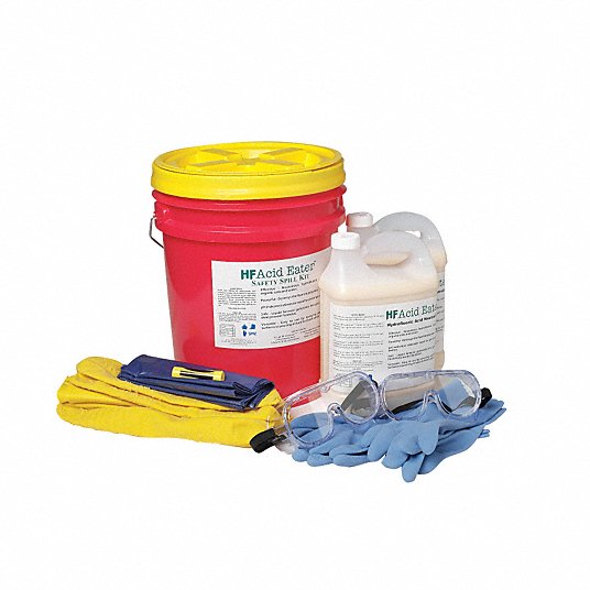 Spill Kit,  Neutralizes Chemical Type Acids,  Container Type Bucket