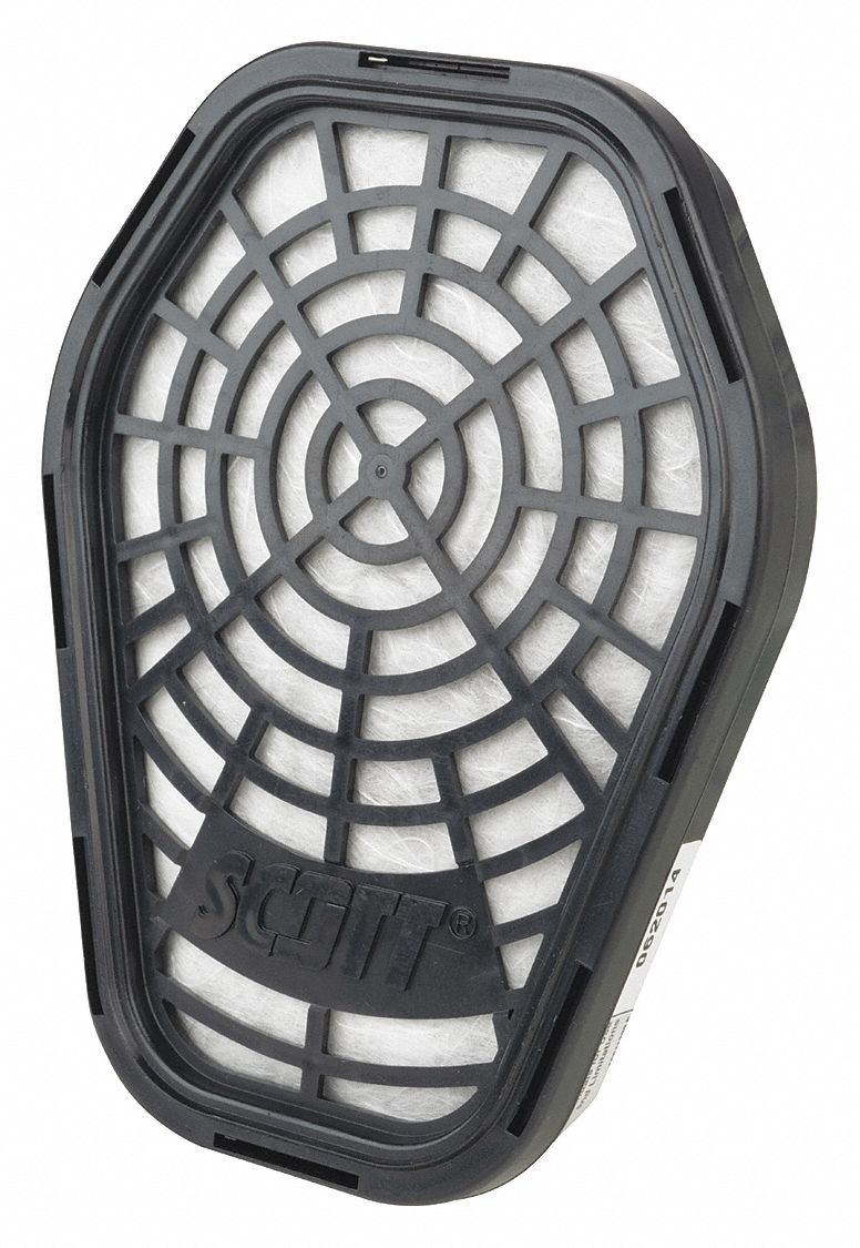 SCOTT SAFETY Cartridge, White, Air Purifying Respirator, NIOSH Rating