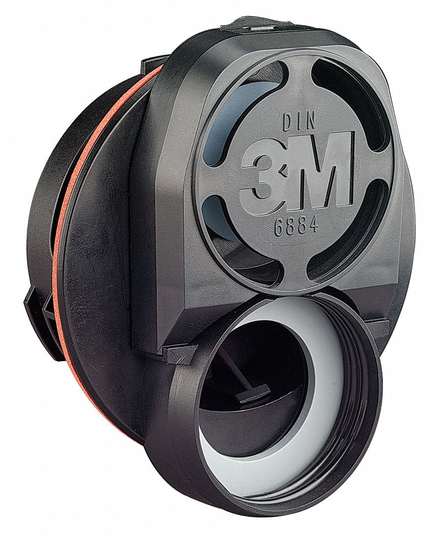 DIN Port Adapter Assembly: 6000 Series Full Face Respirators