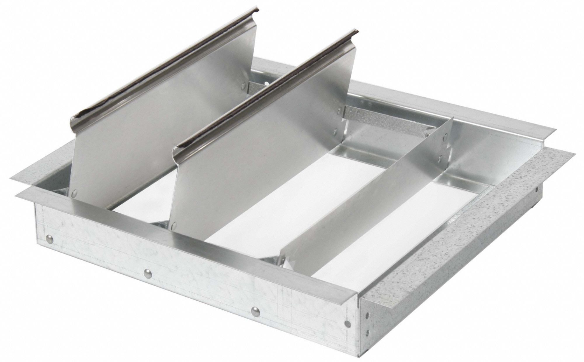 DAYTON Backdraft Damper, Roof Mount, Exhaust, 91/2 x 91/2 Damper Size (In.) 3TZ503TZ50