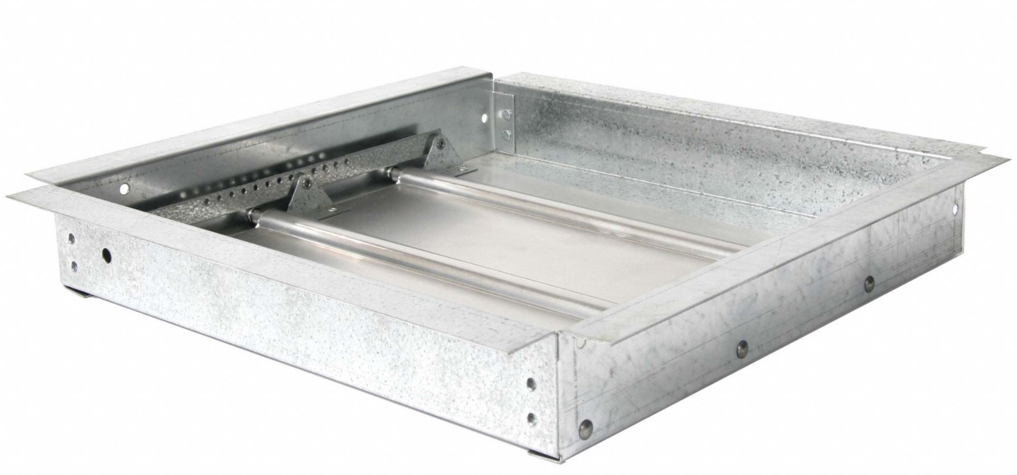 DAYTON Backdraft Damper, Roof Mount, Exhaust, 91/2 x 91/2 Damper Size (In.) 3TZ503TZ50