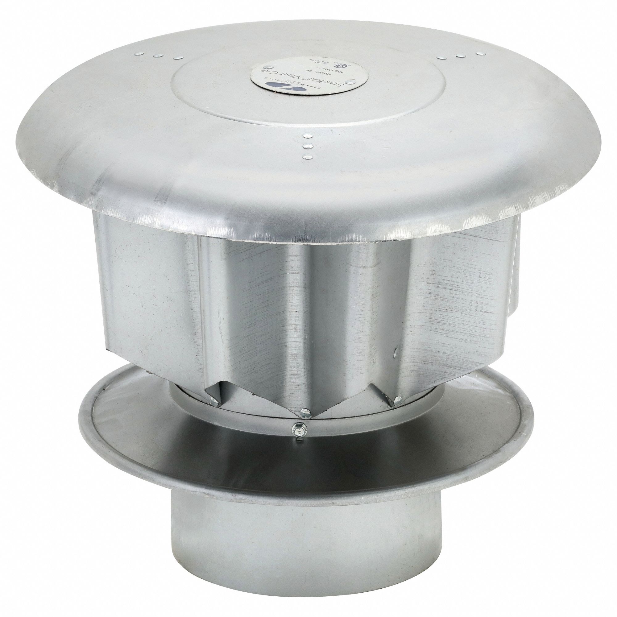 CAP,VENT,6 IN