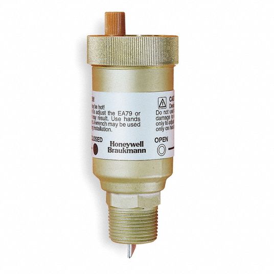 HONEYWELL HOME Hydronic Air Vent, 3/4 in (M)NPT, 150 psi Max. Pressure