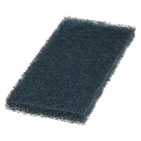 3M Blue Pad, Length 10 in, Width 4 39/64 in, 5 PK - 3U098|8242 - Grainger