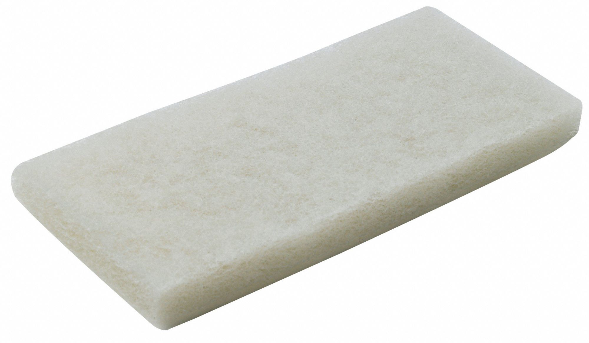 3M White Pad, Length 10 in, Width 4 39/64 in, 5 PK 3U09908003 Grainger