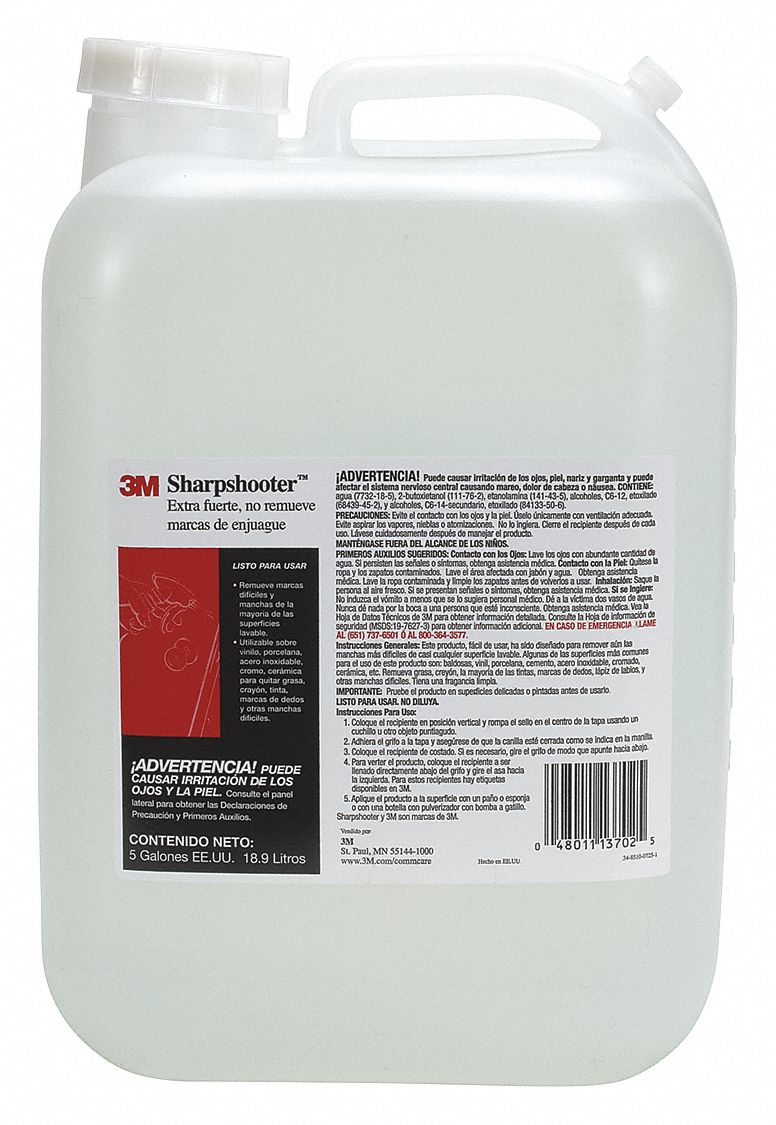 3M All Purpose Cleaner, 5 gal 3U12413702 Grainger