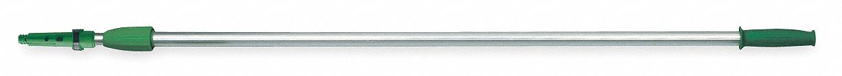 TELESCOPING POLE,156 IN L,GREEN