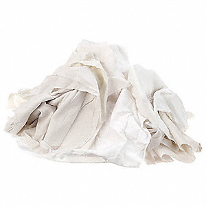 SHOP TOWELS,ALL PURPOSE,WHITE,25 LB