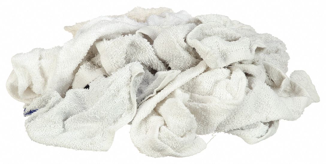 Recycled White Terry Cloth Mix – All Rags