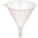 SPOUT FUNNEL, ABS, 16 FL OZ FLUID CAPACITY, 5 IN OVERALL DIAMETER, 5½ IN OVERALL H, 2 IN SPOUT L