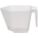 MEASURING CUP, 8 OZ FLUID CAPACITY, 3 IN OVERALL DIAMETER, 5 IN OVERALL H, TRANSLUCENT