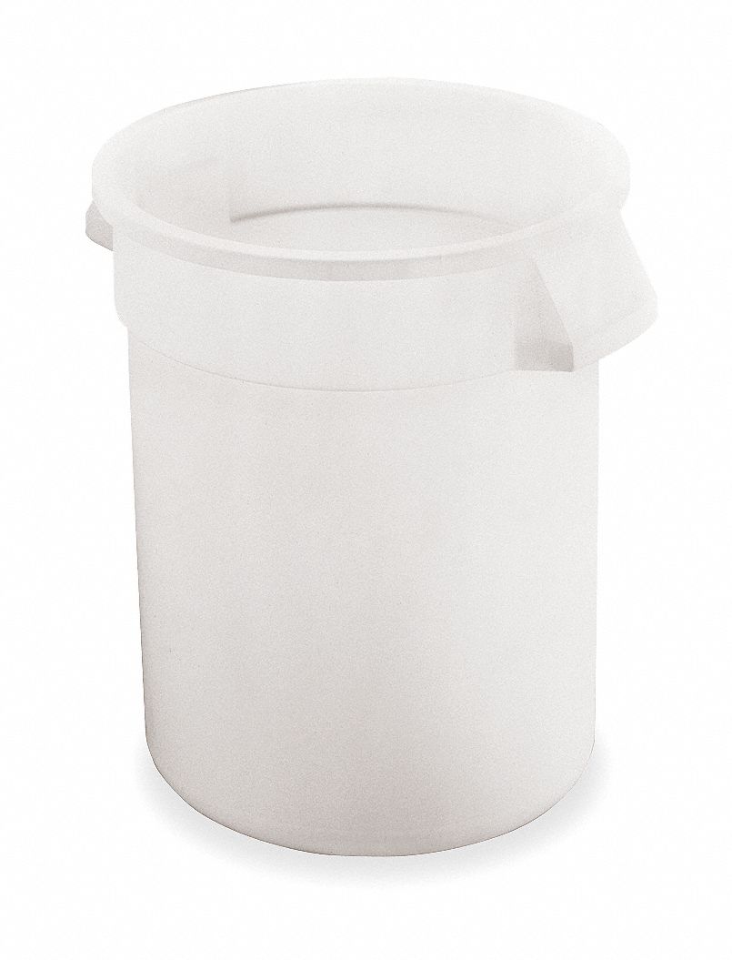 20 gal, Round, White - Grainger