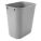 WASTEBASKET,RECTANGULAR,3-1/4 GAL.,GRAY