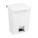 STEP ON TRASH CAN,RECTANGULAR,18 GAL.