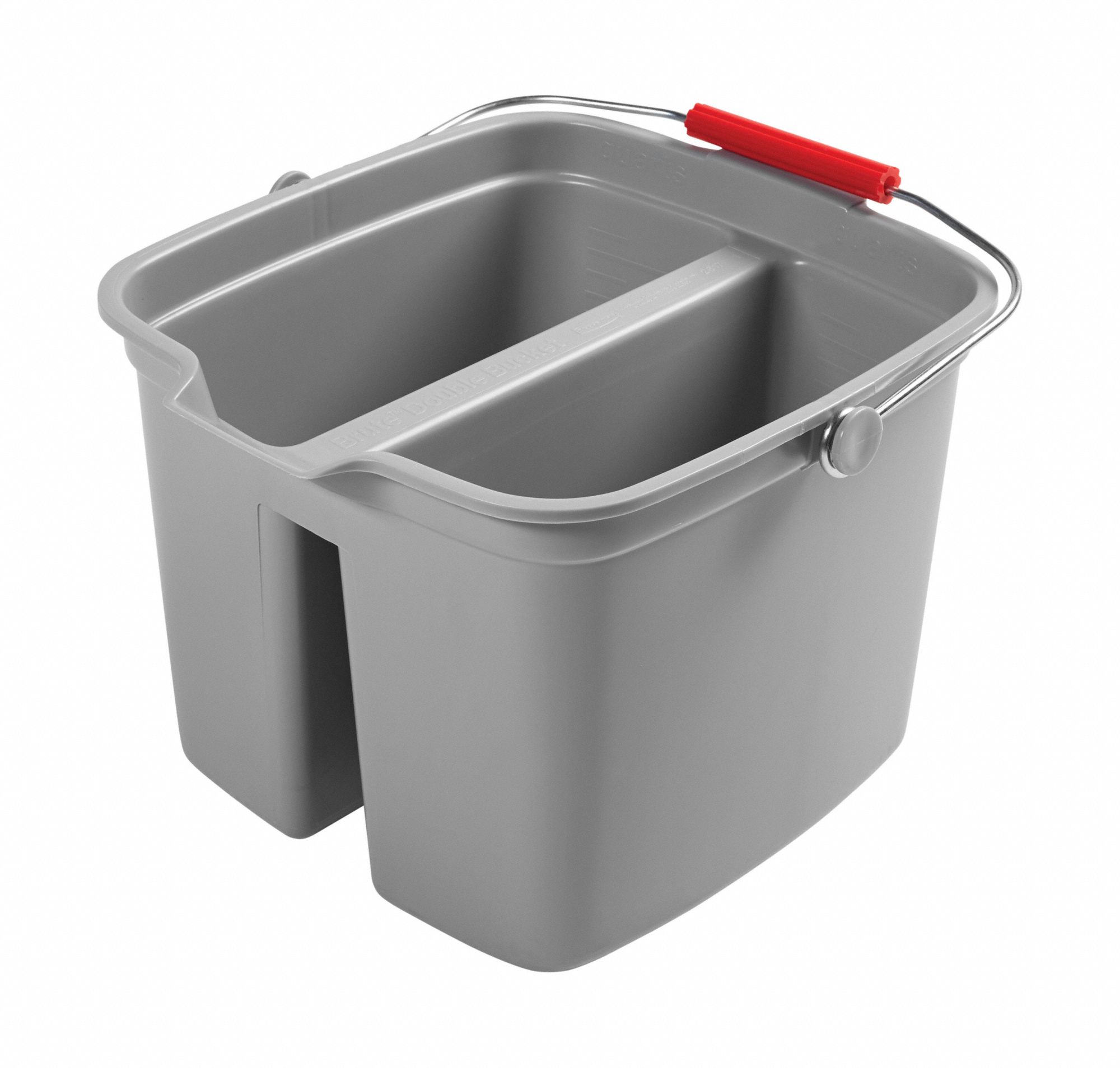 RUBBERMAID COMMERCIAL PRODUCTS, Plastic, 4 1/4 gal Capacity, Split