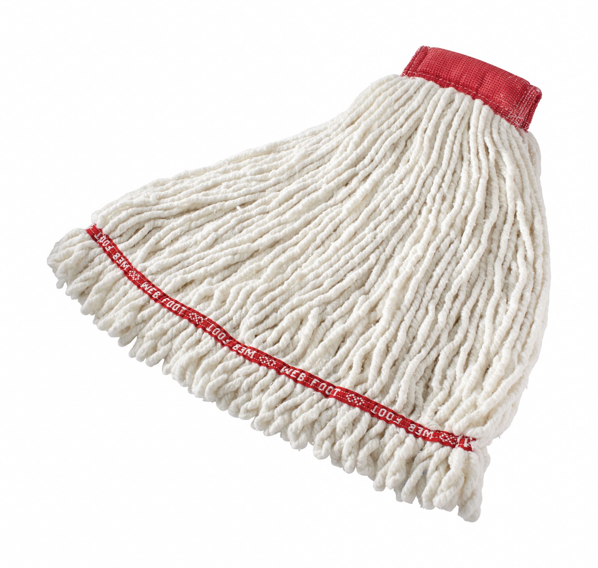 WET MOP,WHITE,COTTON/SYNTHETIC