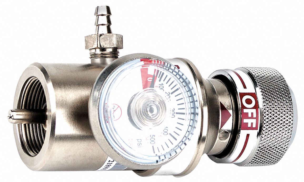 CALIBRATION GAS REGULATOR (0.5 LPM)