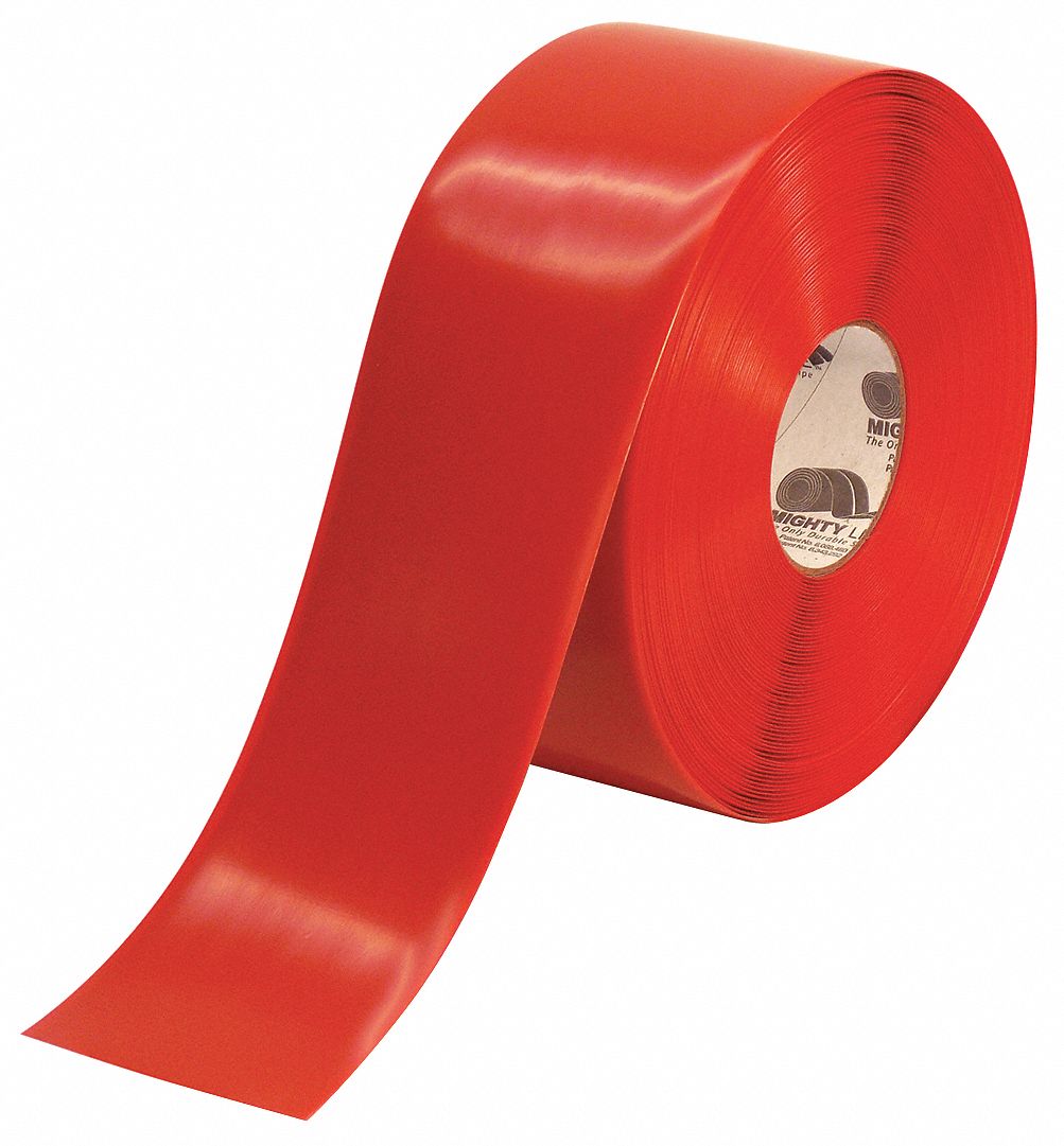 Mighty Line Floor Marking Tape Solid Continuous Roll 4 Width