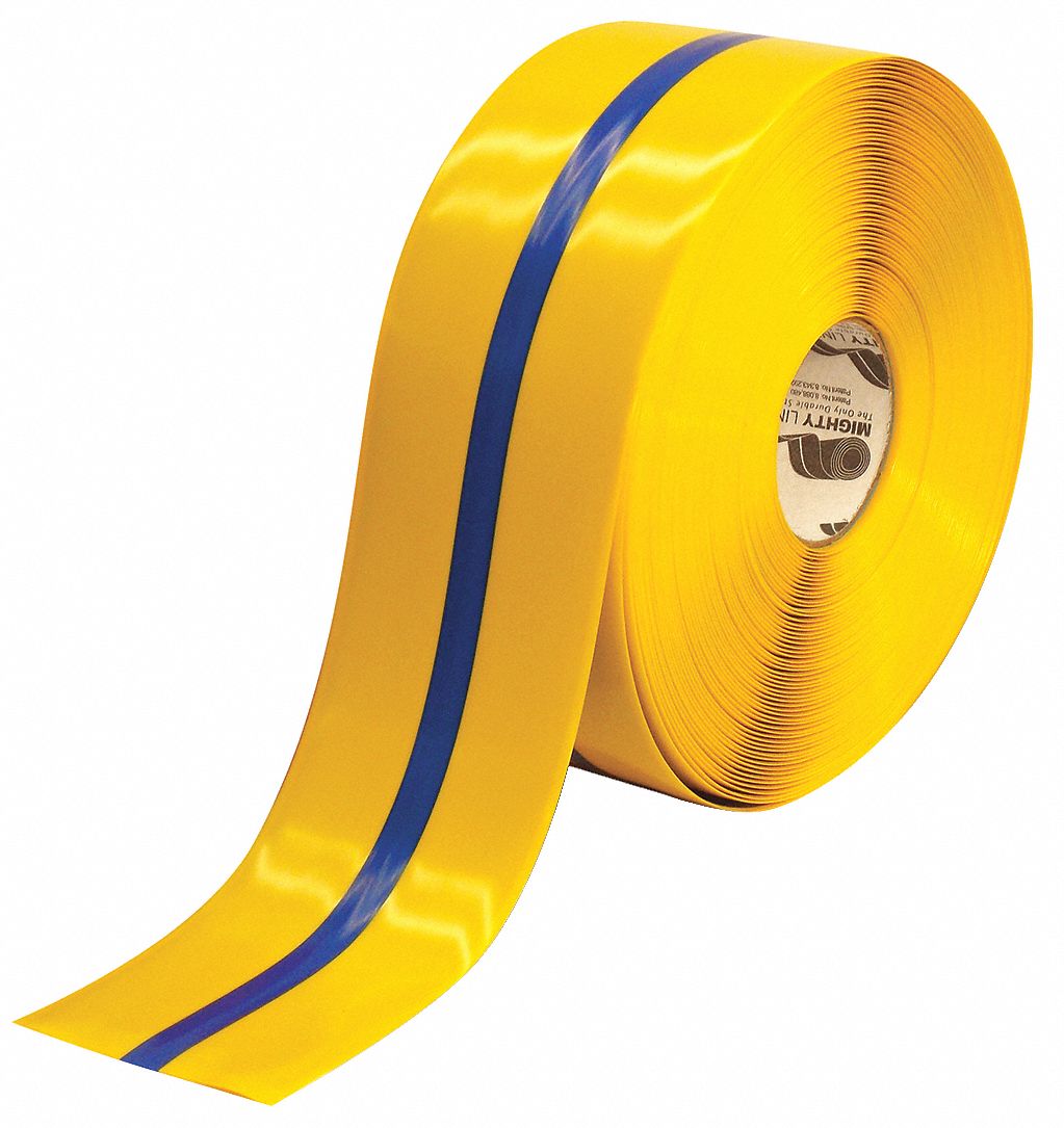 ExtraDurable, Solid with Center Line, Floor Marking Tape 3UAR2