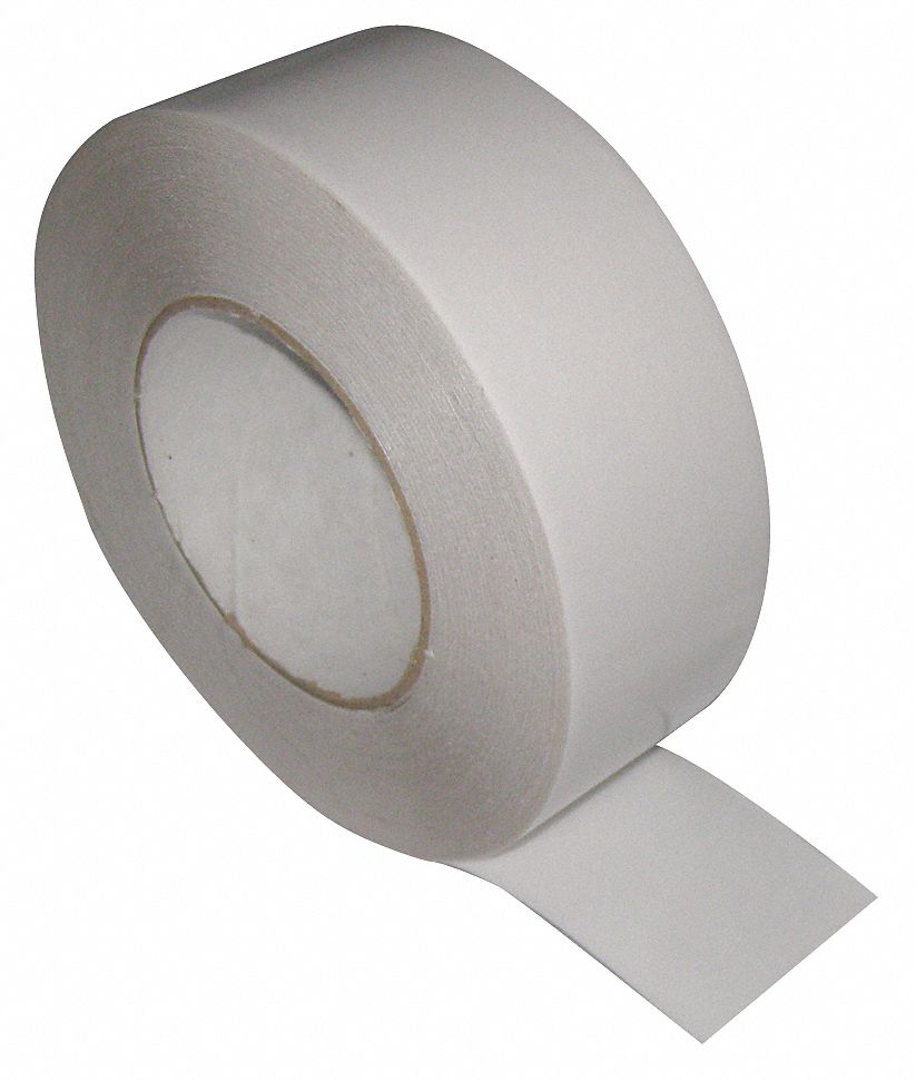 UPVC Double Sided Tape, Acrylic Adhesive, 8.60 mil Thick, 2 in X 25 ft