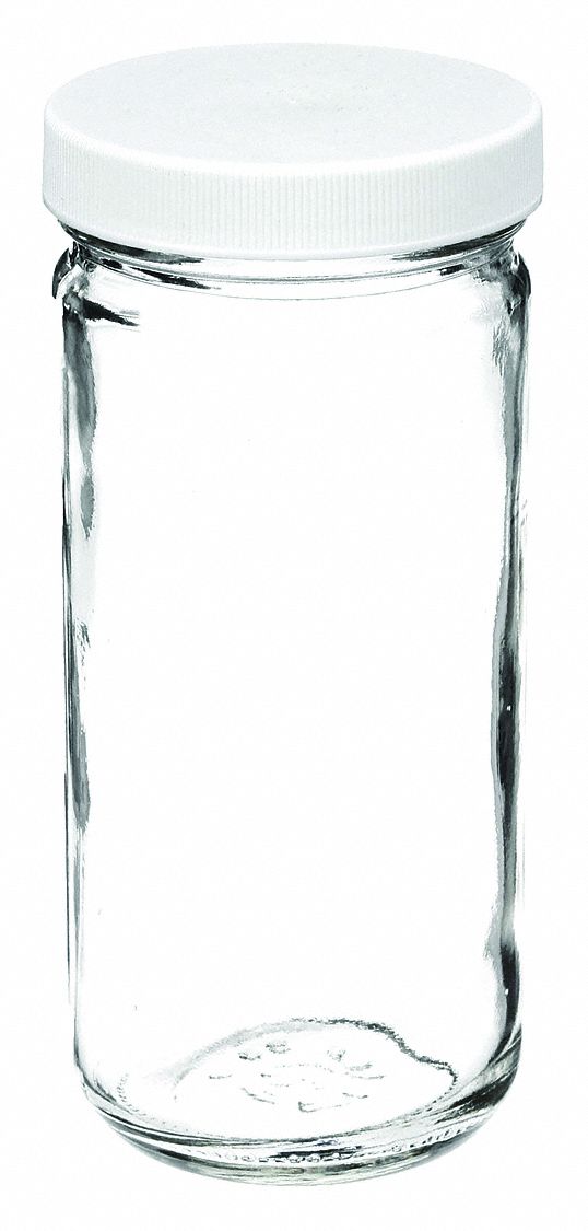 16 Ounce Wide Mouth Glass Jar - 63-400 mm