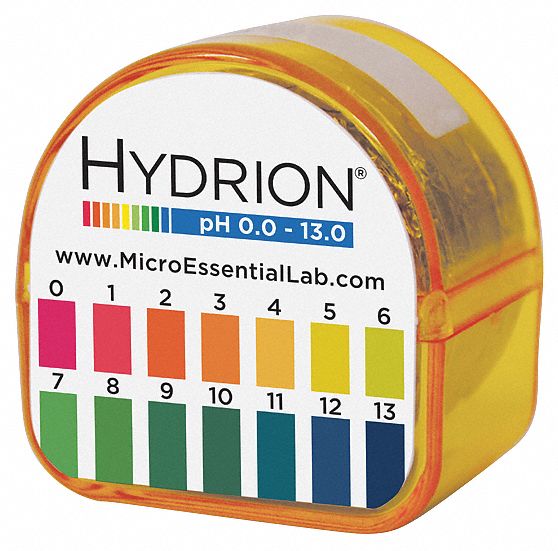 MICRO ESSENTIAL pH Paper 5 PK Testing Parameter pH Range 0.0 to 13.0