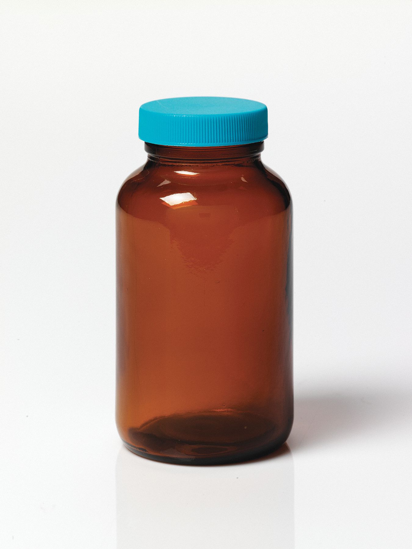 Precleaned/QC Bottle: Glass, 250 mL Capacity - mL, 8.45 fl oz Capacity - oz, Amber, Sampling, Round