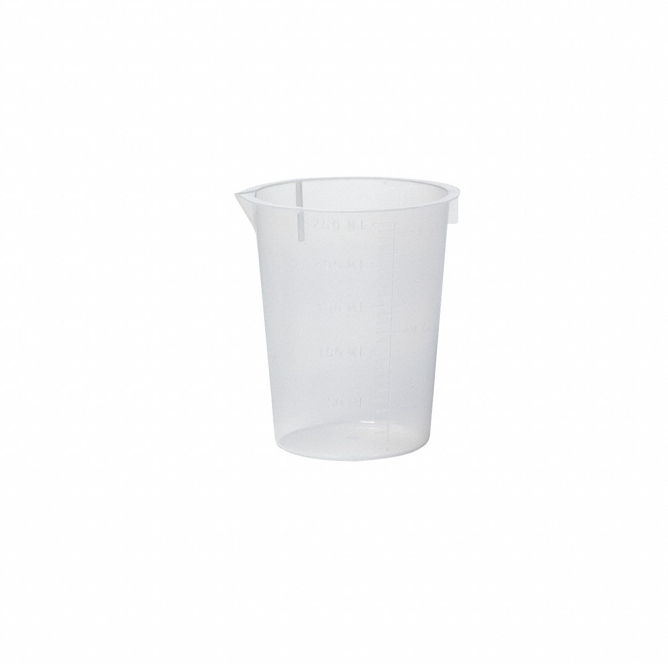 LAB SAFETY SUPPLY Disposable Beaker, 50 PK 3UDJ63UDJ6 Grainger