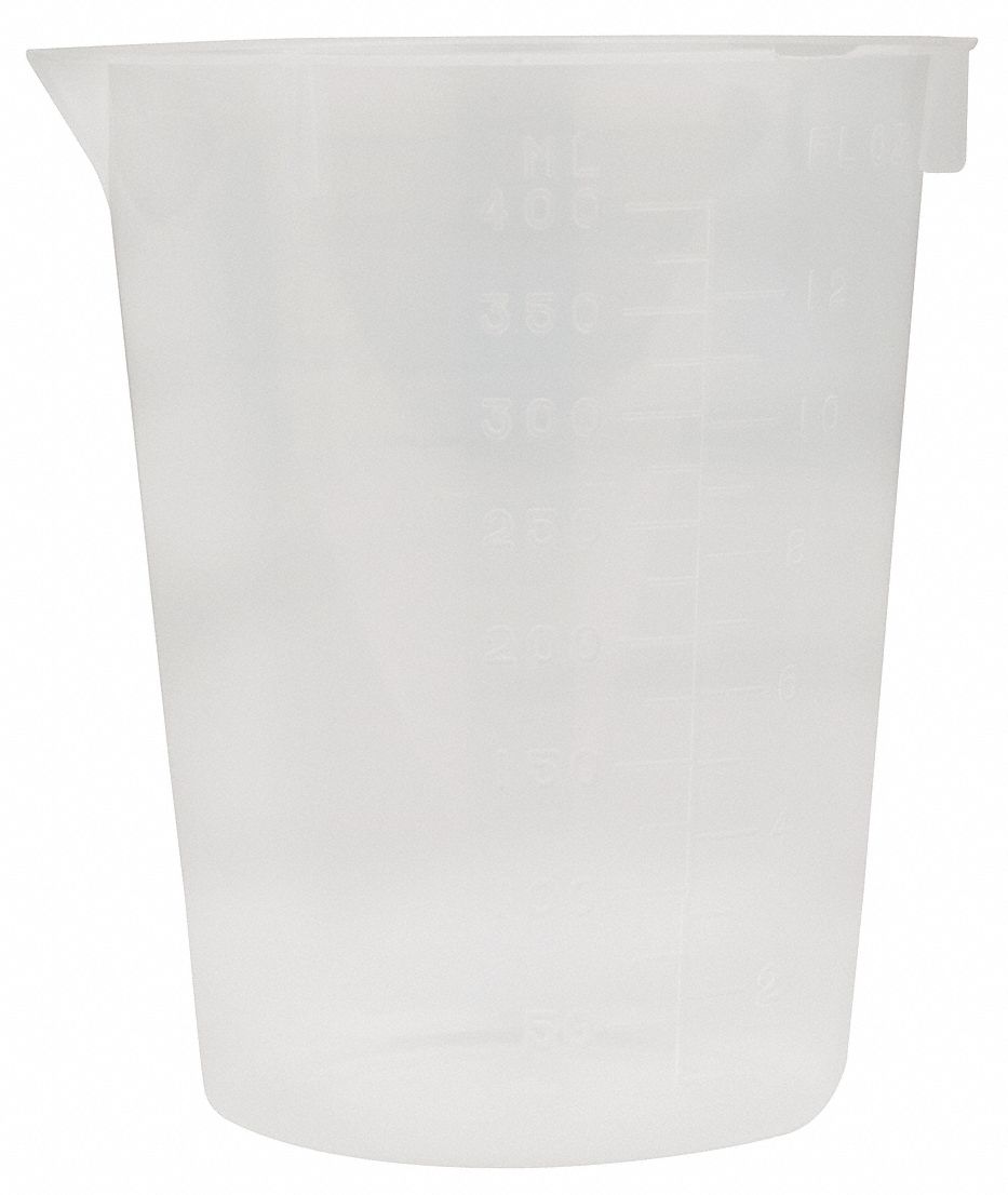 LAB SAFETY SUPPLY Disposable Beaker, 400 mL, PK 50 3UDJ93UDJ9 Grainger