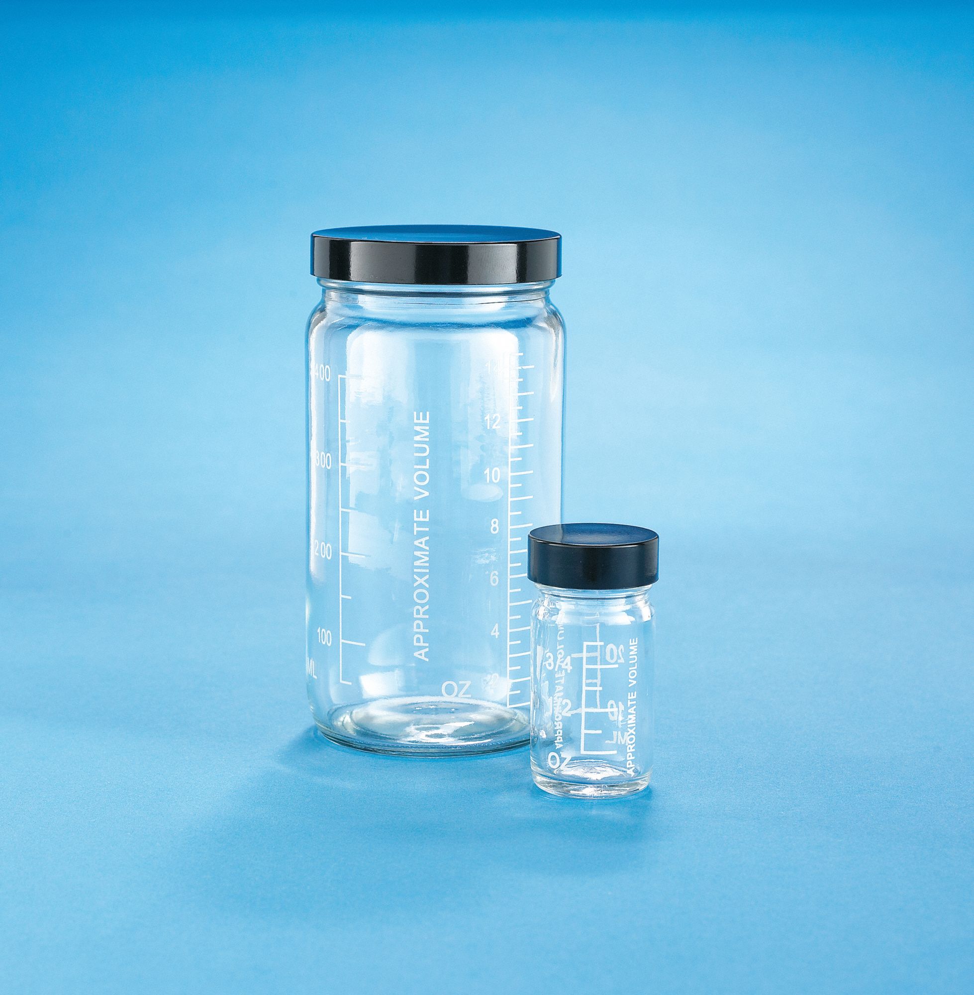KIMBLE® KIMAX® Square Ungraduated Milk Dilution Bottles, 200mL, case/48