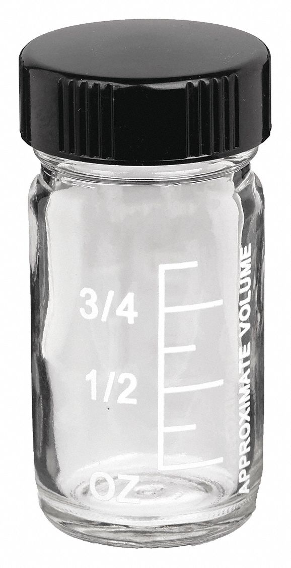 Bottle, 68 mm H, Clear, 34 mm Dia, PK48