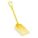 SHOVEL PLASTIC 11X14IN, 38IN L YLW