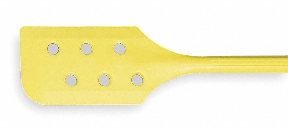 PADDLE MIXING W/HOLES 6X13IN YELLOW