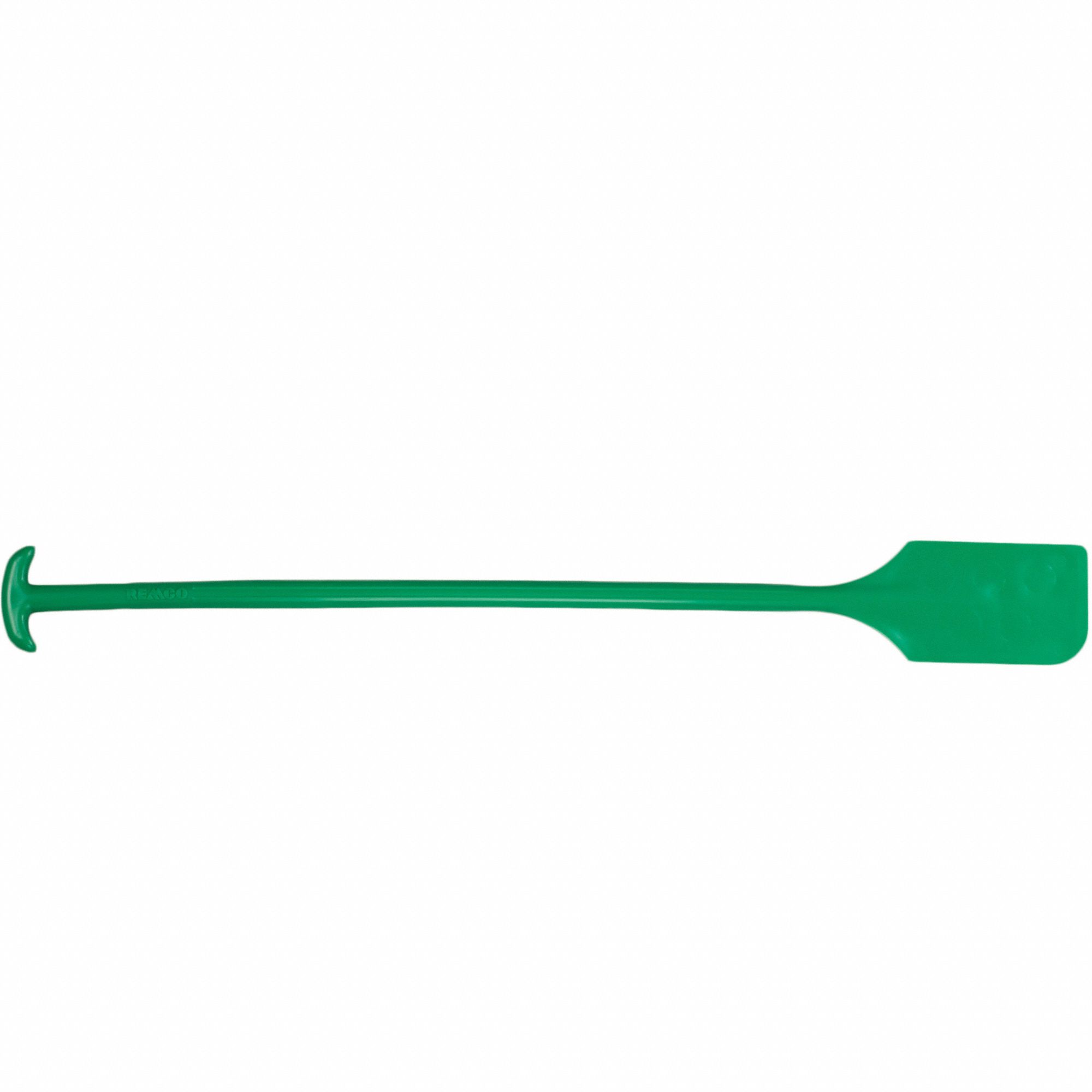 Mixing Paddle: 52 in Overall Lg, 9 in Blade Lg, 1 Piece, Solid, FDA Compliant, Polypropylene
