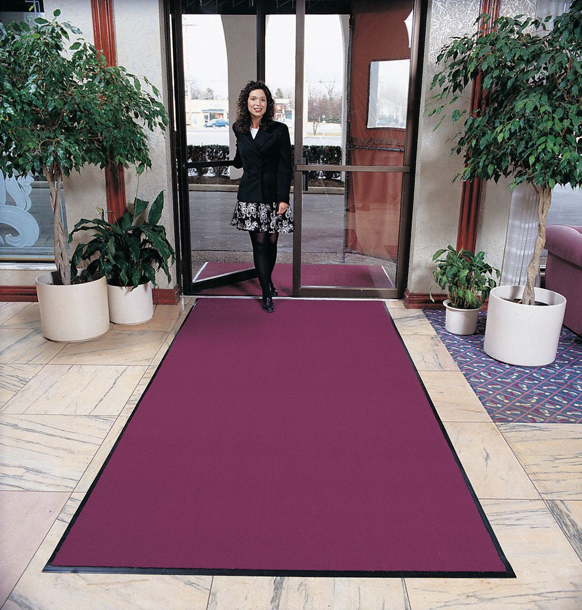 NOTRAX Entrance Runner Indoor, Rectangle, 8 ft Mat Lg, 4 ft Mat Wd, 5/
