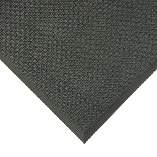 Beveled-Edge Anti-Fatigue Floor Mat - 2' x 5' - Pebble