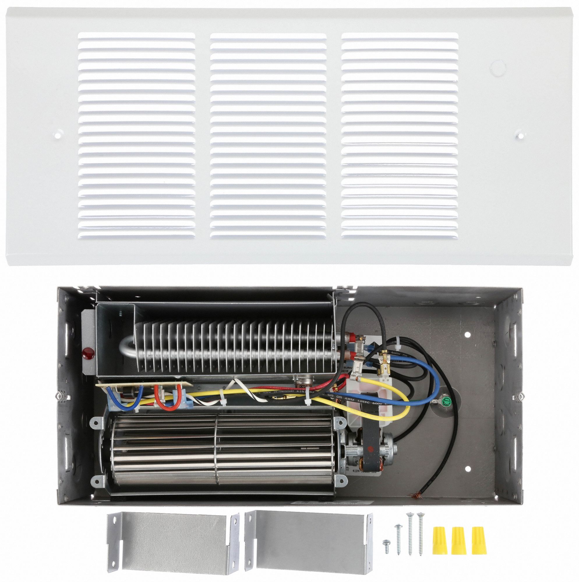 thumbnail interactive-video image 1 of Dayton 3UG57 Recessed Electric Wall Heater - 208/240V AC 1 Phase, 4800/2400 Watts 1 of 3