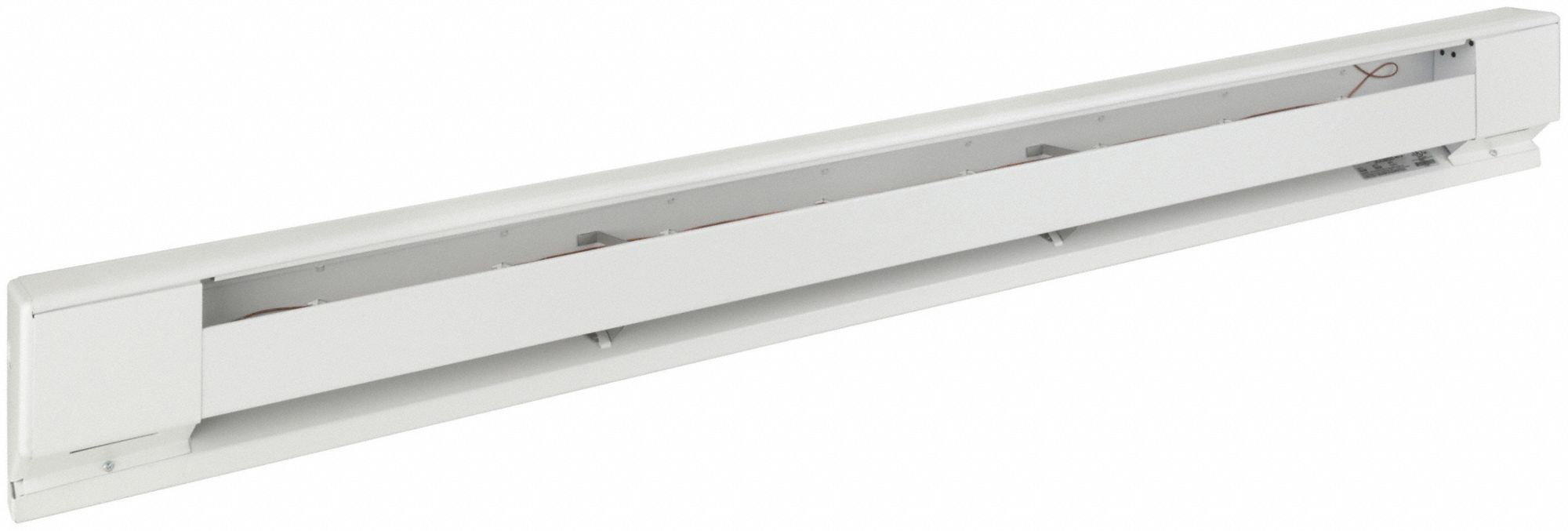 ELECTRIC BASEBOARD HEATER, RESIDENTIAL GRADE, 940/1250W, WHITE, CONVENTIONAL HOUSING