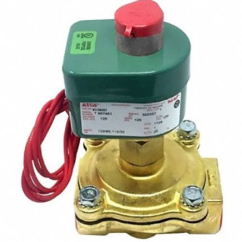 Solenoid Valve: 2-Way, Normally Closed, 3/8 in Pipe Size, 110V AC/120V AC, Watertight