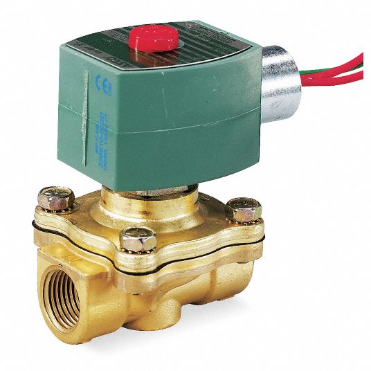 1/2 in Pipe Size - Valves, 12V DC, Solenoid Valve - 2HTX6