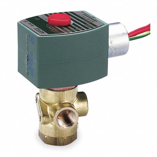 Quick Exhaust Solenoid Valve: 1/4 in Pipe Size - Valves, 120V AC, Explosion  Proof/Indoor/Outdoor, F