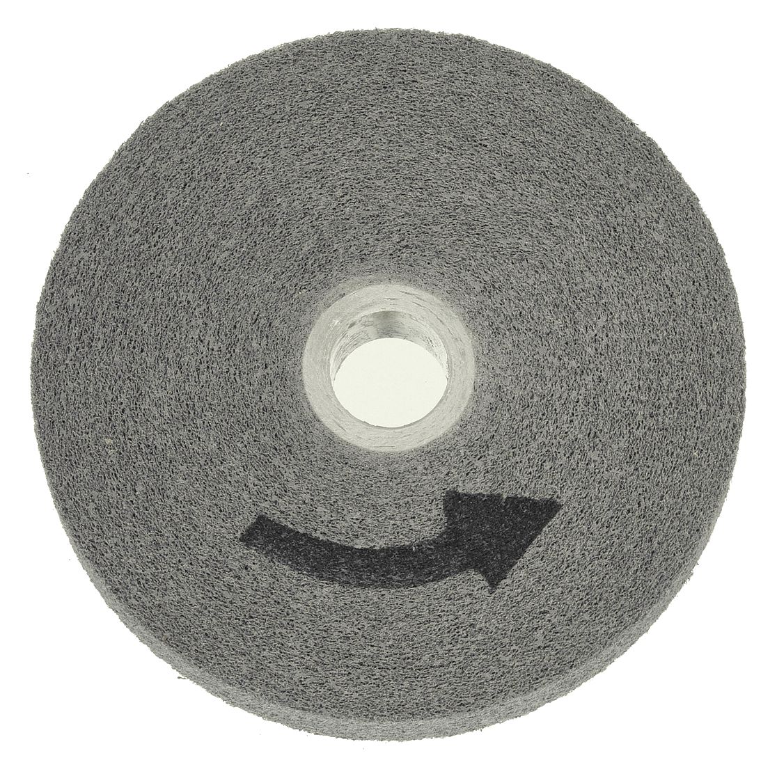 CONVOLUTE WHEEL, 6 IN DIAMETER X 1 IN W, 1 IN ARBOUR, SILICON CARBIDE, FINE, HARD (9), HARD, GRAY
