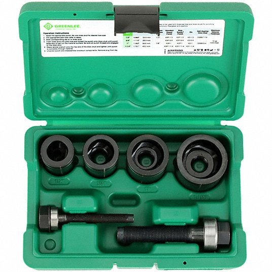 Greenlee Round Knockout Punch Kit 735BB