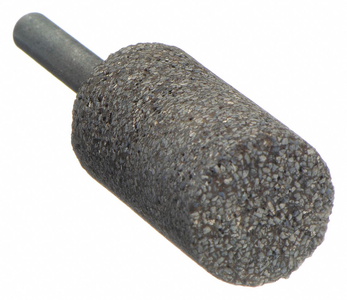 RESIN MOUNTED POINT, ¾ IN DIAMETER, ZIRCONIA ALUMINA, 30 GRIT, W207