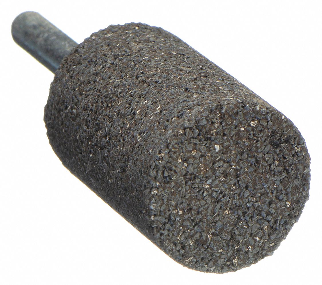 RESIN MOUNTED POINT, 1 IN DIAMETER, ZIRCONIA ALUMINA, 30 GRIT, W221