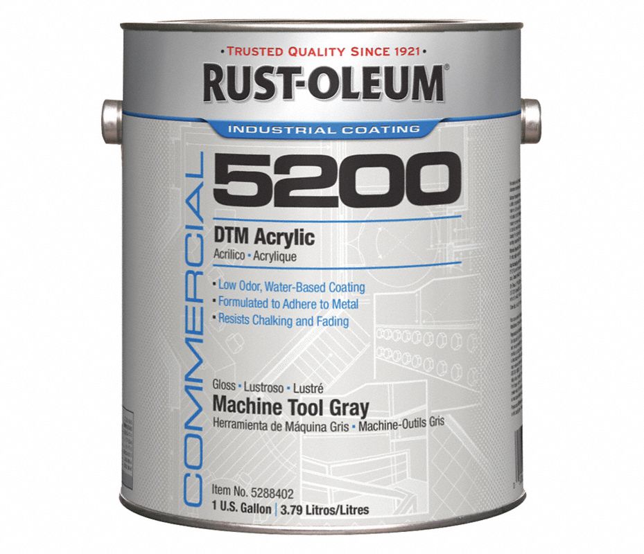 RUST-OLEUM Pintura Interior/Exterior, Acabado Alto Brillo, Tipo de Base