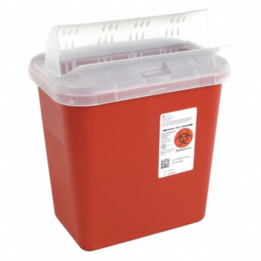 Covidien Sharps 2 Gallon Container with Lid (S2GH100651