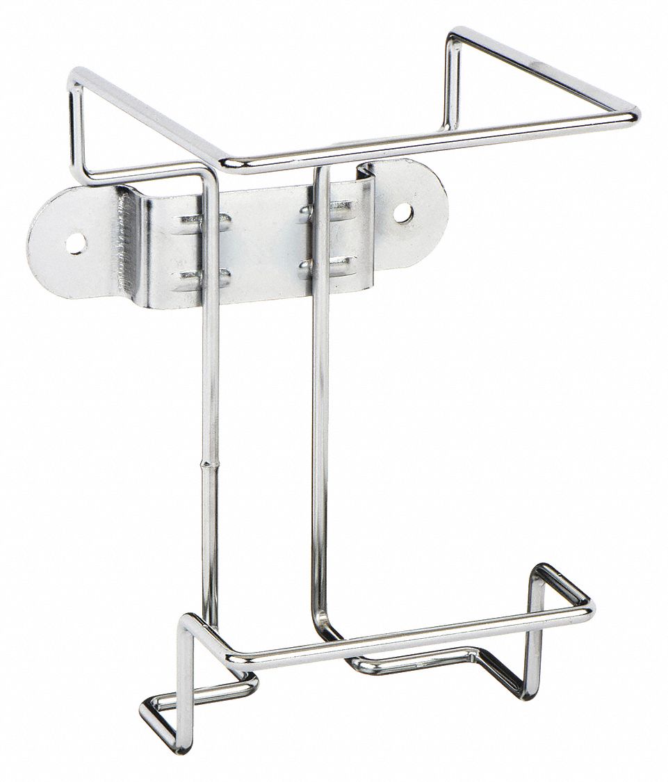 Wall Mount Bracket: Wall Mount Bracket, Steel, 3 5/8 in Overall Wd, 4 1/4 in Overall Lg