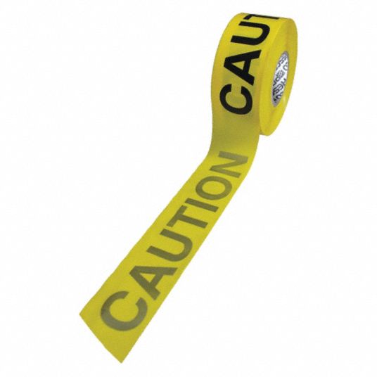 CAUTION ENTRY REQUIRES PROTECTIVE GEAR - 3 Mil. - Barricade Tape