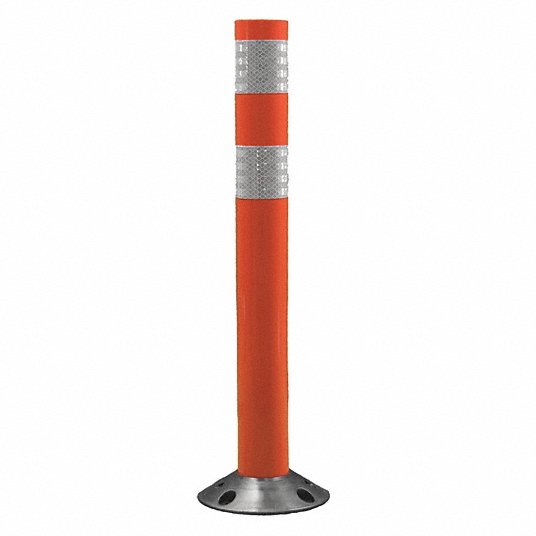 GRAINGER APPROVED 03-745AB Permanent Delineator Post,42" x 4" 